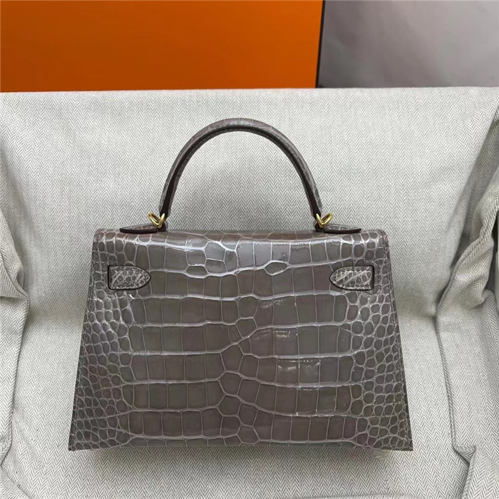 HERMES 에르메스 미니 켈리백 19CM 오리지날 악어가죽사용 (100%수작업) H607781